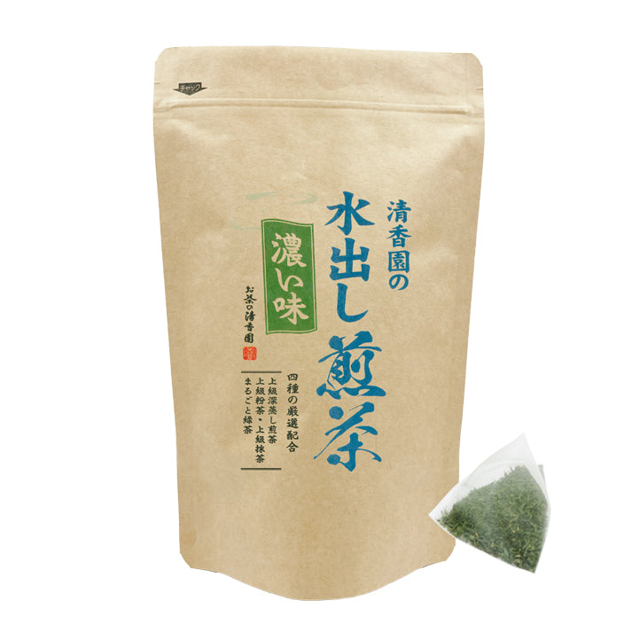 清香園の水出し煎茶濃い味　ティーバッグタイプ（5g×20P）