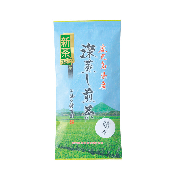 新茶 鹿児島県産　深蒸し煎茶　晴々　茶葉タイプ（100g入）