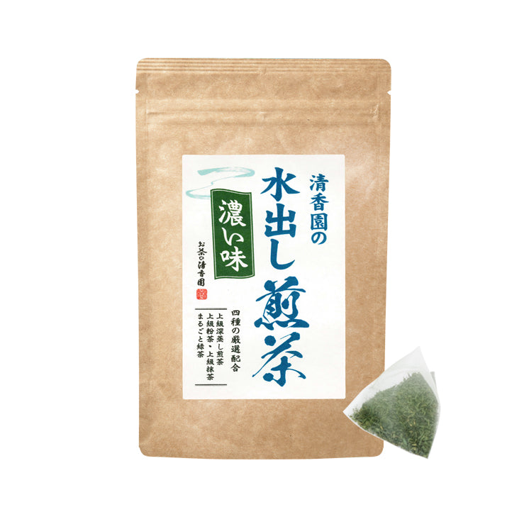 清香園の水出し煎茶濃い味　ティーバッグタイプ（5g×20P）